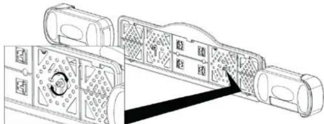 Eufab 11563 - Mounting the license plate holder - 2