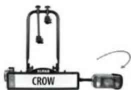 Eufab 11563 - Auseinanderklappen des Fahrradträgers - 1