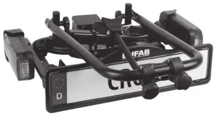Eufab 11563 - DE Fahrradträger CROW für Anhängerkupplung - 2