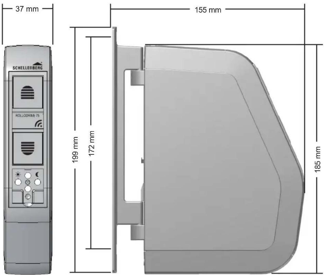 Schellenberg RolloDrive 75 Premium - Caratteristiche di funzionamento & Possibilità di comando: - 2