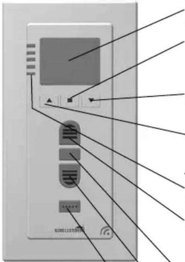 Schellenberg 20037 - Illustration du produit / explication des touches / affichage - 1