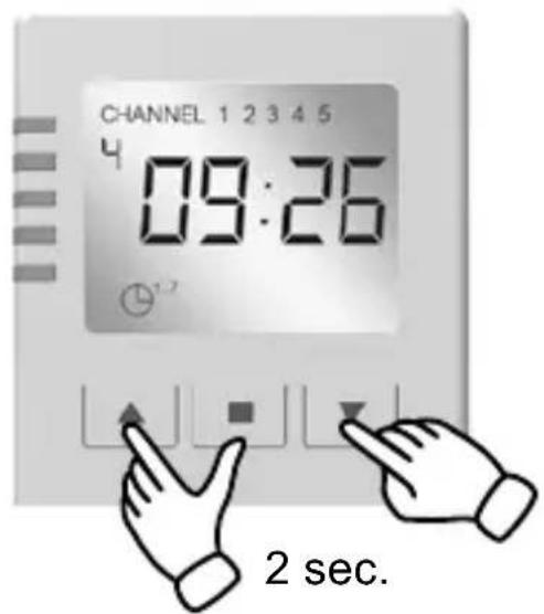 CHANNEL 1 2 3 4 5 4 09:26 2 sec.