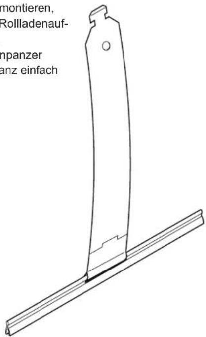 montieren, Rollladenauf- mpanzer anz einfach