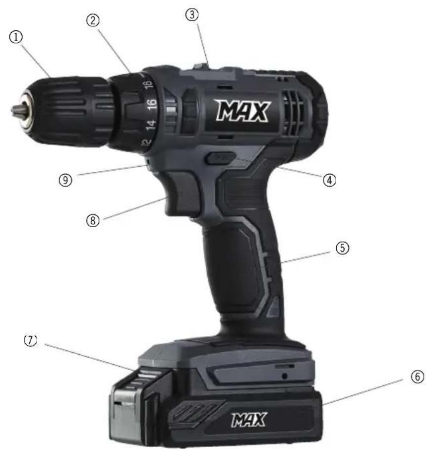 MAX 43819 - Laddning och montering av batteri - 1