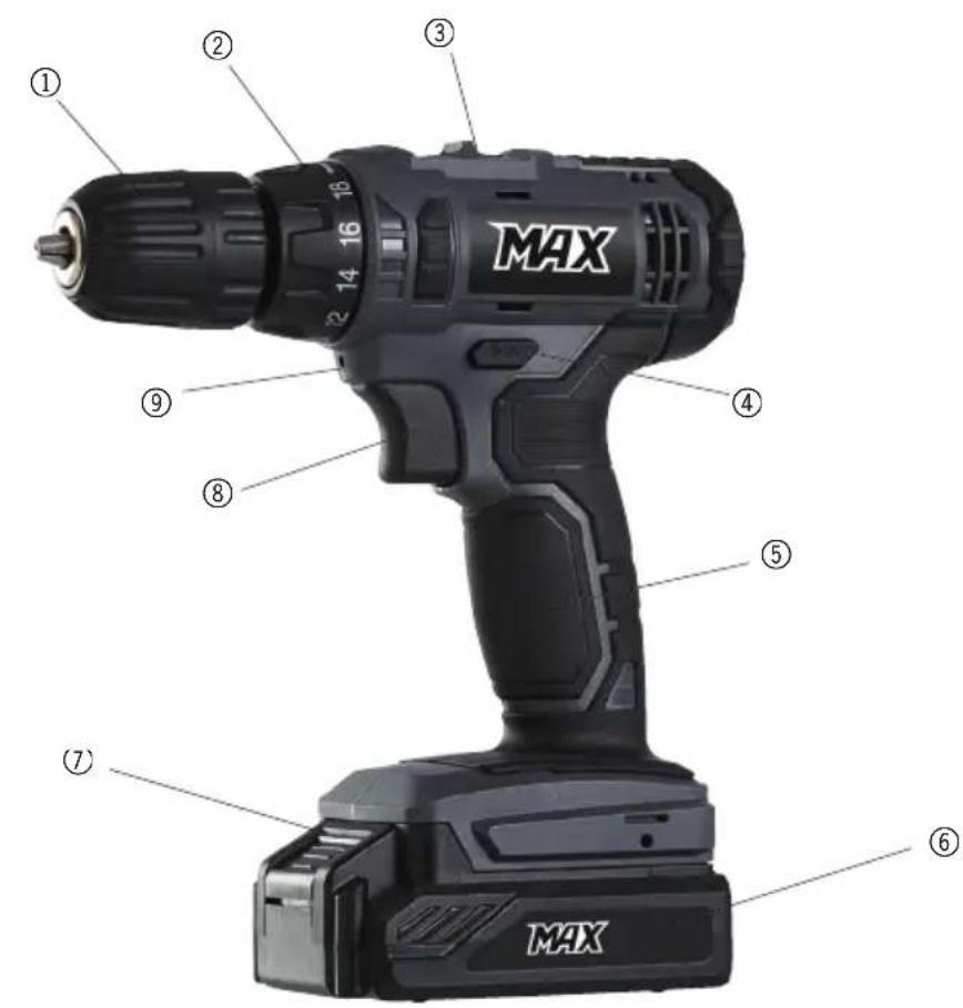 MAX 43819 - Carga y montaje de la bateria - 1