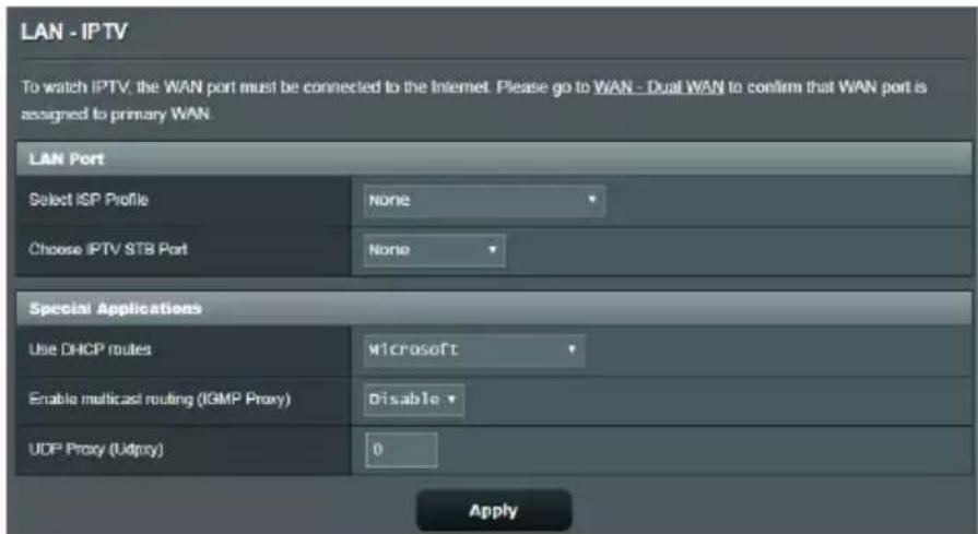 ASUS RTAXE7800 - Télévision sur IP - 1