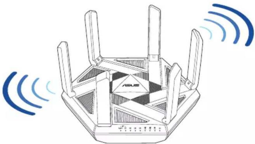 ASUS RTAXE7800 - Placer le routeur wifi - 1
