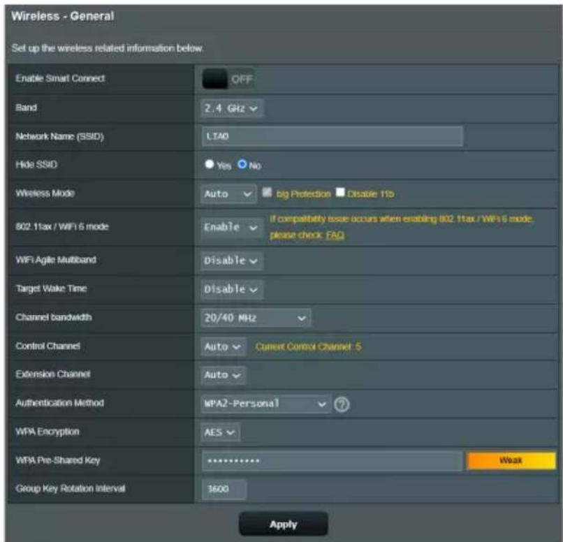 ASUS RTAXE7800 - Serveur DHCP désactivé : - 2