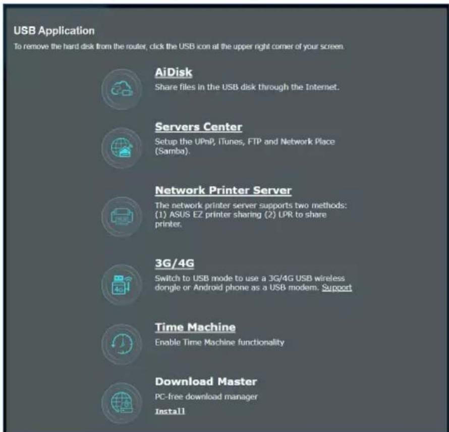 ASUS RTAXE7800 - Application USB - 1