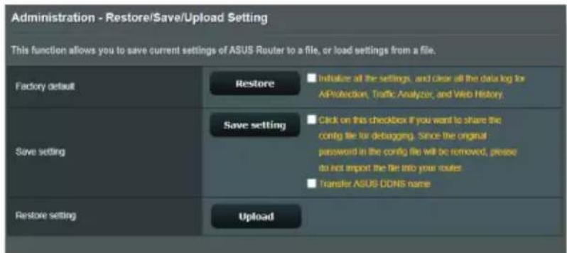 ASUS RTAXE7800 - Serveur DHCP désactivé : - 3