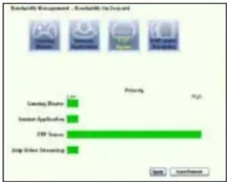 ASUS WL600g - Impostazione della priorità per applicazione del server FTP attraverso l'indicazione delle porte e degli indirizzi IP - 1