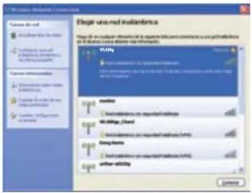 ASUS WL600g - Configurando la tarjeta WLAN con el servicio Windows ^® WZC - 1
