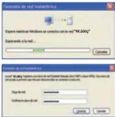 ASUS WL600g - Configurando la tarjeta WLAN con el servicio Windows ^® WZC - 2