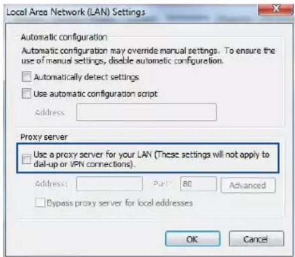 ASUS TUF Gaming TUFAX3000 V2 - désactivez le serveur proxy si celui-ci est activé. - 2