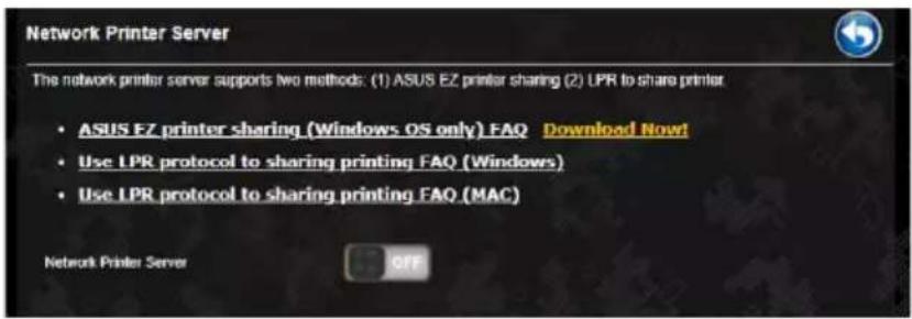 ASUS TUF Gaming TUFAX3000 V2 - Pour partager une imprimante avec EZ printer : - 1