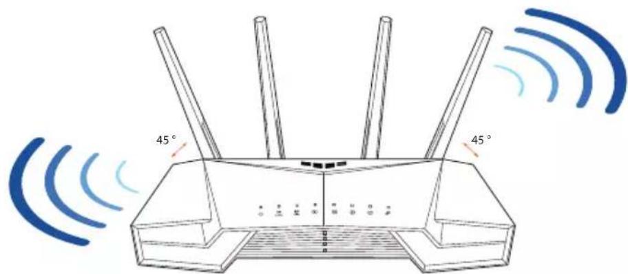 ASUS TUF Gaming TUFAX3000 V2 - Placer le routeur - 1