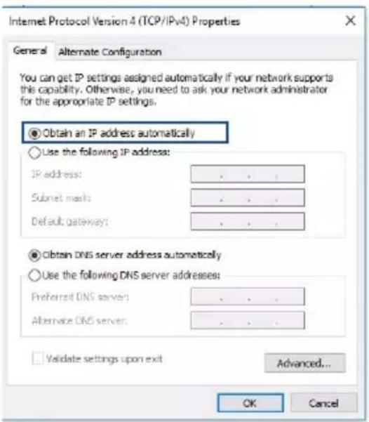 ASUS TUF Gaming TUFAX3000 V2 - configurez les paramètres tcp/ip pour l'obtention automatique d'une adresse IP. - 4