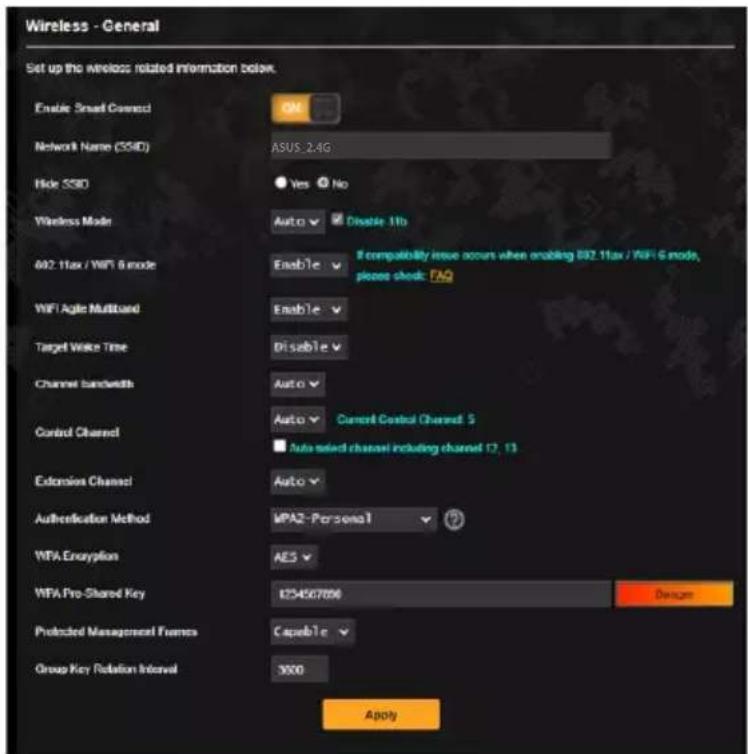 ASUS TUF Gaming TUFAX3000 V2 - Le client ne peut pas établir de connexion wifi avec le routeur. - 2