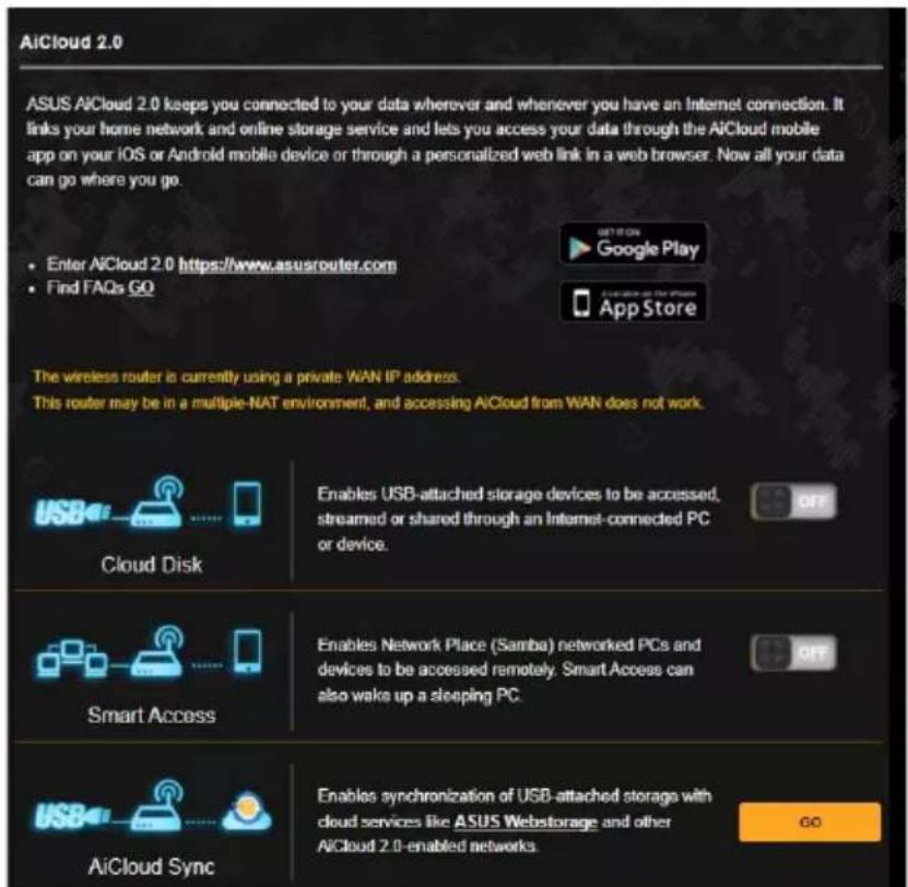 ASUS TUF Gaming TUFAX3000 V2 - Aicloud 2.0 - 1