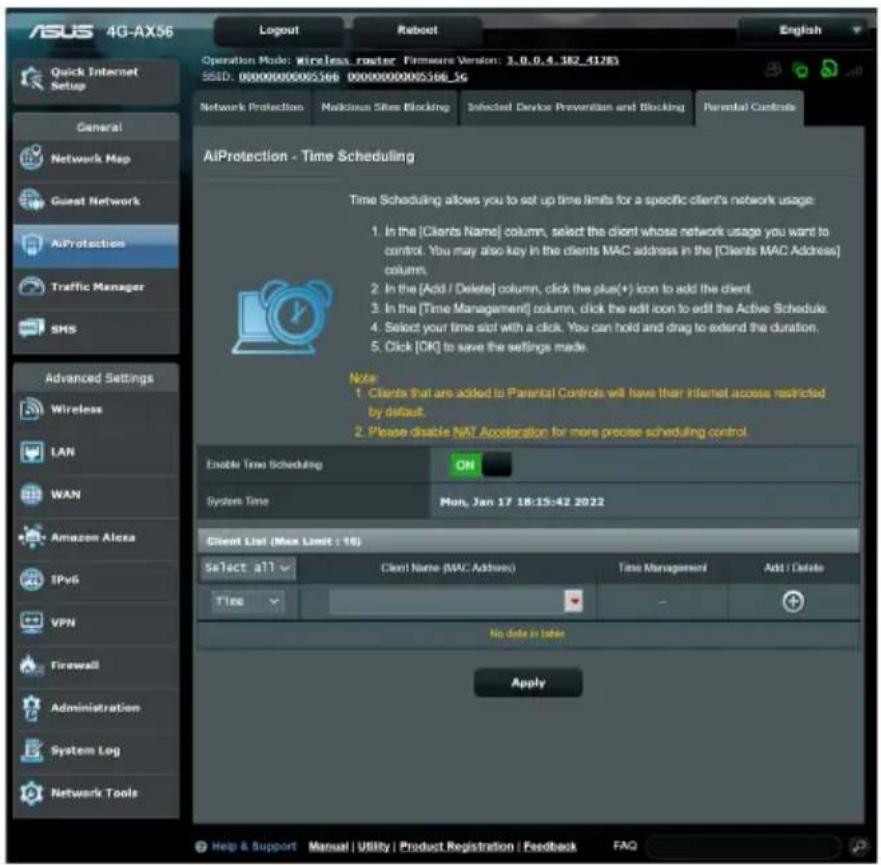 ASUS 4GAX56 - Configurer le contrôle parental - 1