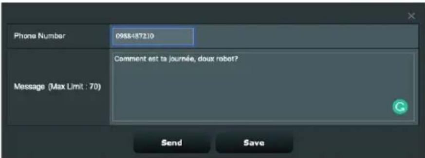 ASUS 4GAX56 - Pour envoyer un nouveau message SMS : - 2