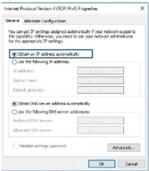 ASUS 4GAX56 - configurez les paramètres tcp/ip pour l'obtention automatique d'une adresse IP. - 4