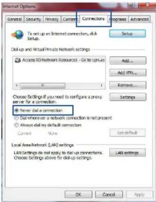 ASUS 4GAX56 - désactivez la numérotation de votre connexion à distance (si applicable). - 1