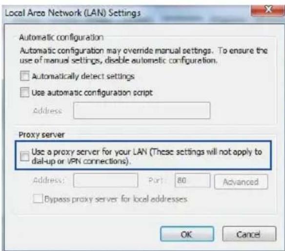 ASUS 4GAX56 - désactivez le serveur proxy si celui-ci est activé. - 2