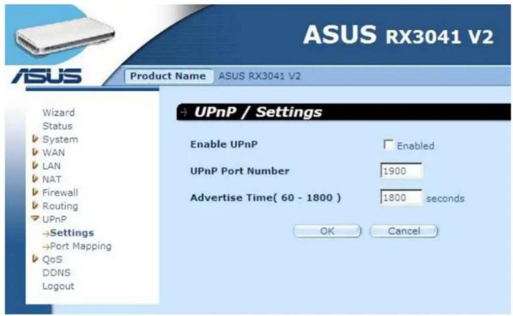 ASUS RX3041 V2 - Paramètres (settings) - 1