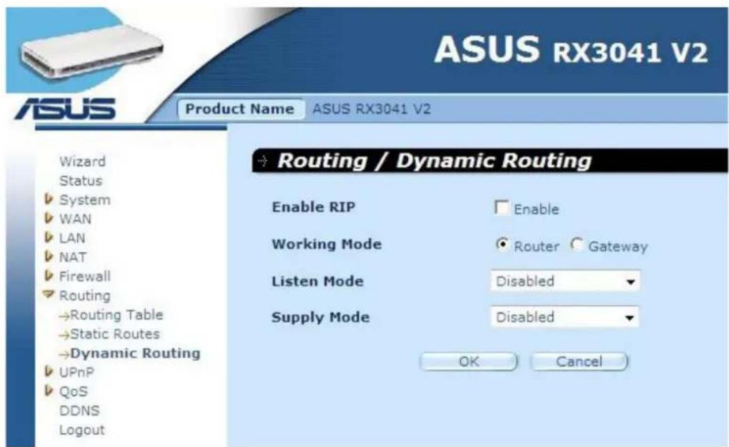 ASUS RX3041 V2 - Routage dynamique - 1