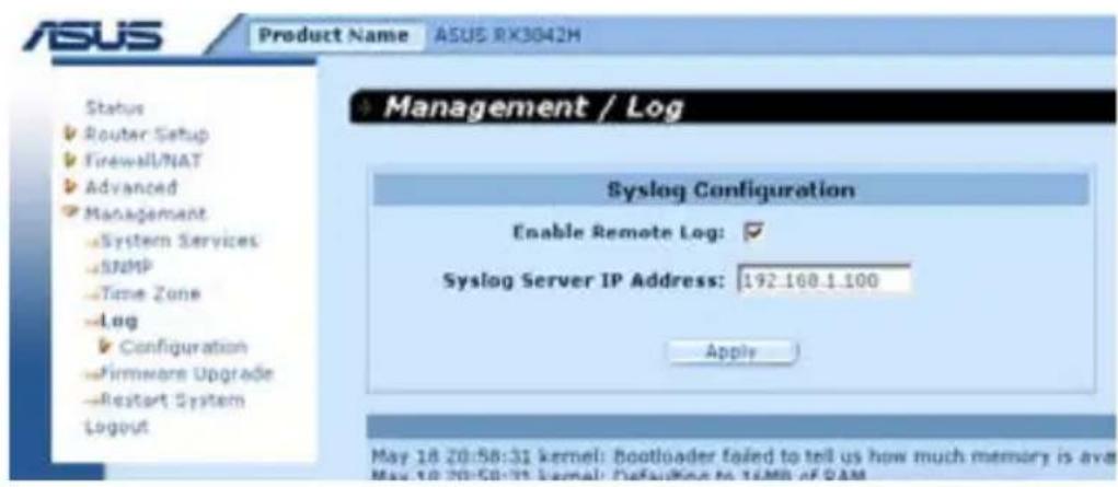 ASUS RX3042H - 使用 Syslog Server 设置远程日志 - 1