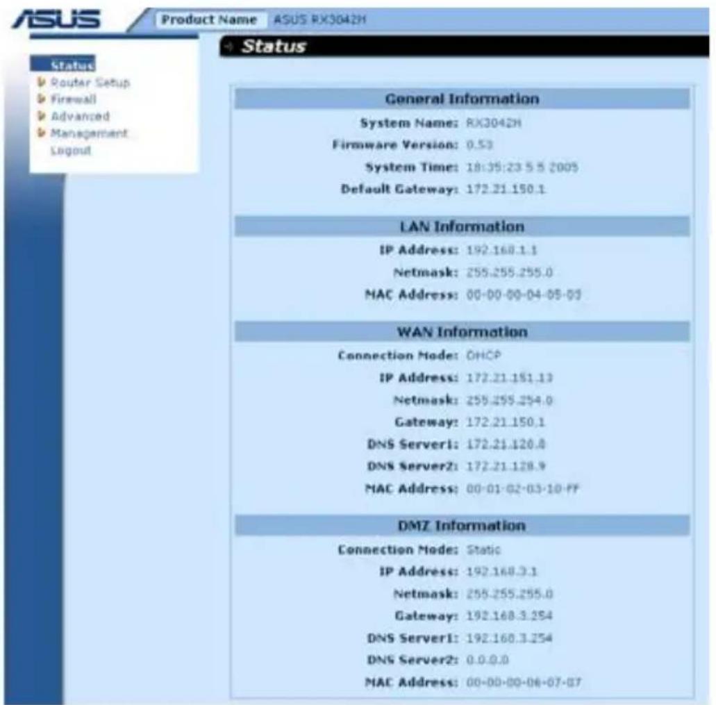 ASUS RX3042H - 浏览系统信息 - 1