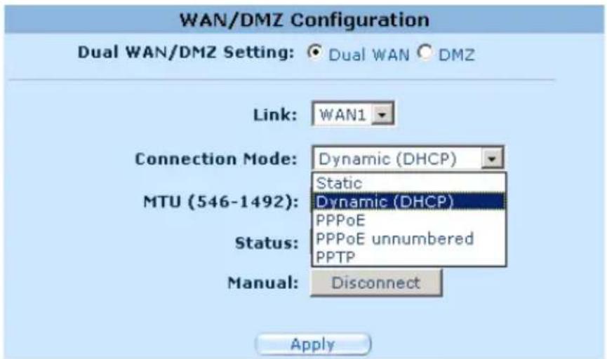 ASUS RX3042H - WAN 连接模式 - 1