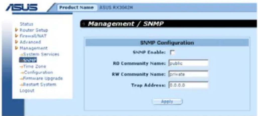 ASUS RX3042H - 设置 SNMP - 1