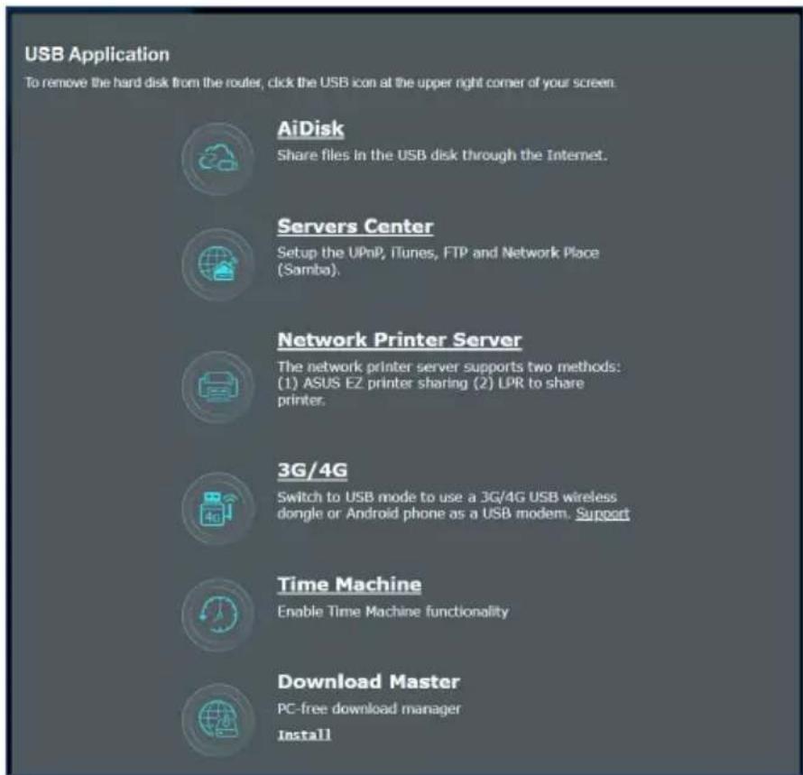 ASUS ZenWiFi XT9 - Application USB - 1