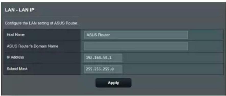ASUS ZenWiFi XT9 - IP réseau local (LAN) - 1