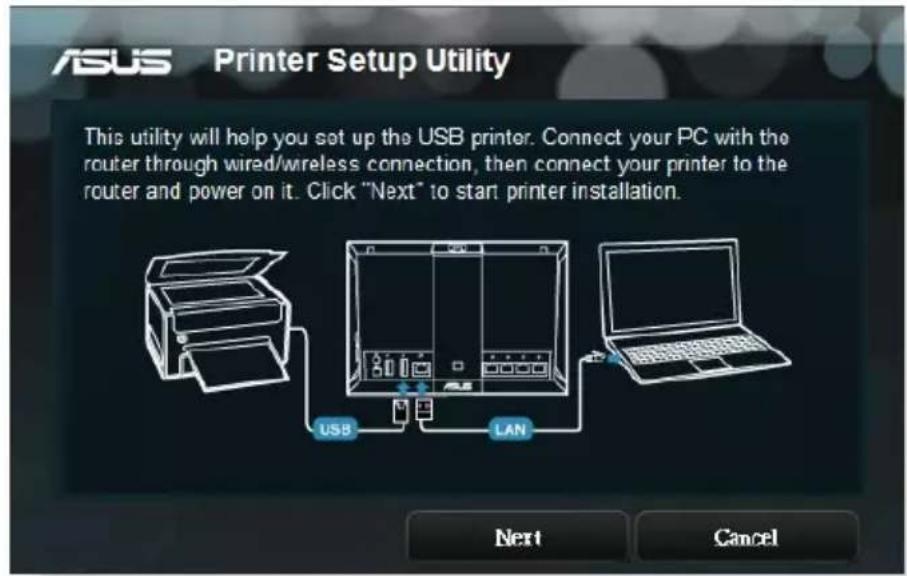 ASUS ZenWiFi XT9 - Pour partager une imprimante avec EZ printer : - 4