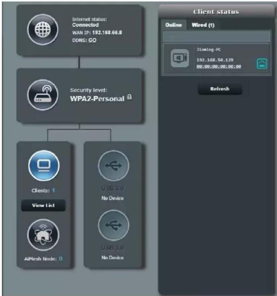 ASUS ZenWiFi XT9 - Vérifiez que les paramètres de configuration du réseau sont corrects. - 1