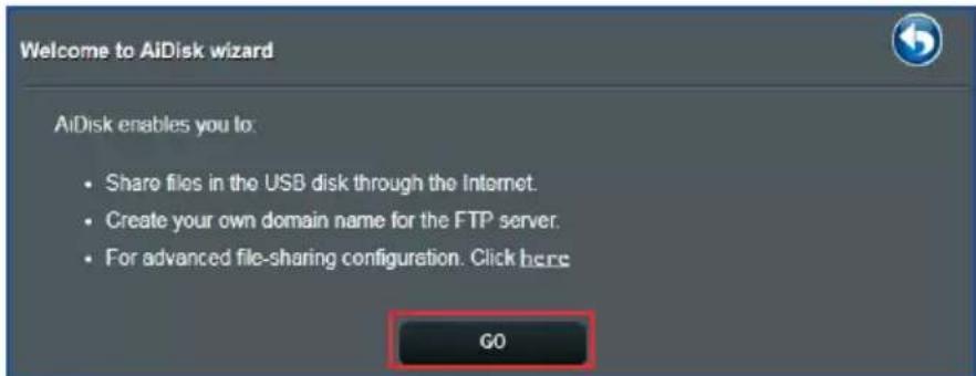 ASUS ZenWiFi XT9 - Pour utiliser AIdisk : - 1