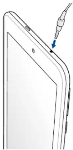 ASUS MeMO Pad 8 ME8110C - Connexion de la prise audio - 1