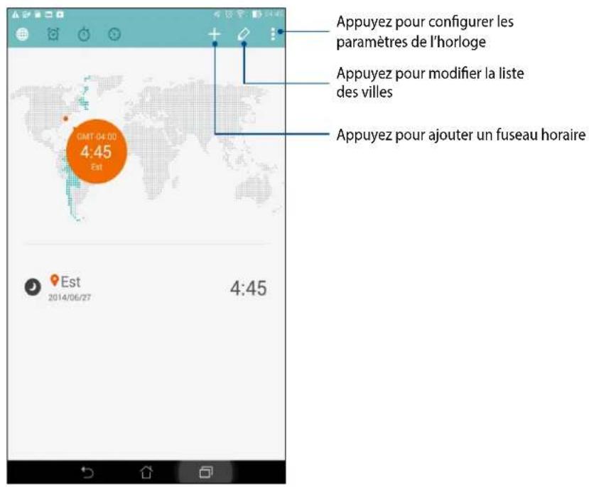ASUS MeMO Pad 8 ME8110C - Fuseau hora - 1