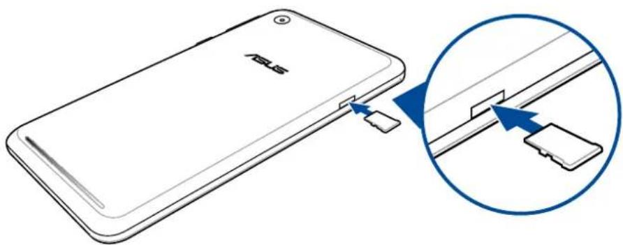 ASUS MeMO Pad 8 ME8110C - Installer une carte mémoire - 2