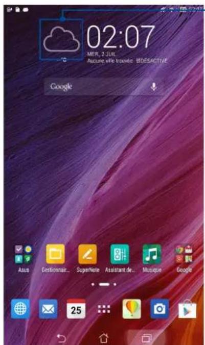 ASUS MeMO Pad 8 ME8110C - Méteo - 1