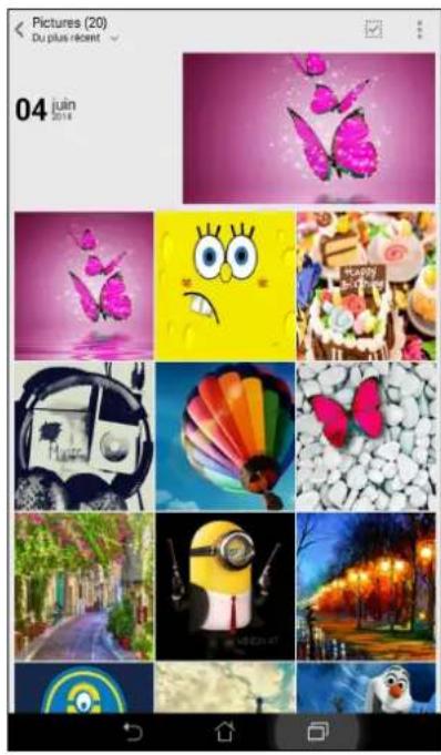 ASUS MeMO Pad 8 ME8110C - Menu principal - 1