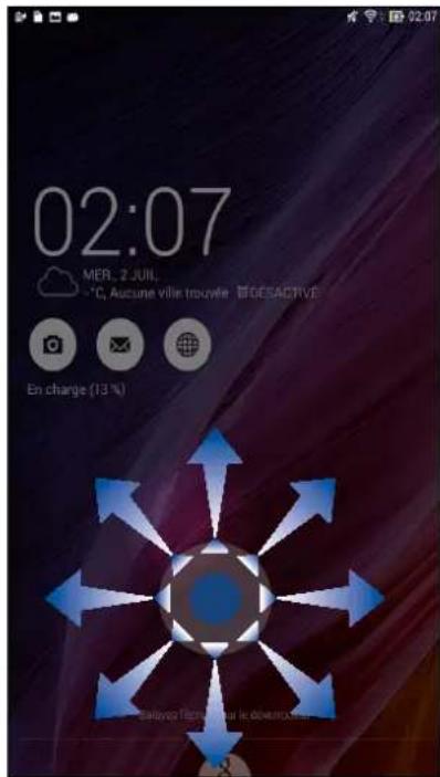 ASUS MeMO Pad 8 ME8110C - Options de verrouillage de I'ecran - 1