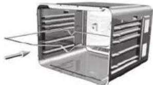 Glem Gas GFEA93IX - Cooking with roasting-jack (IF PROVIDED): - 2