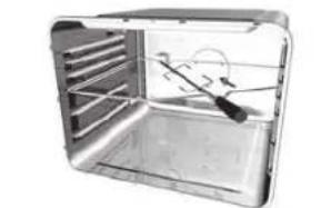 Glem Gas GFEA93IX - Cozimento no espeto de churrasco (SE PREVISTO): - 1