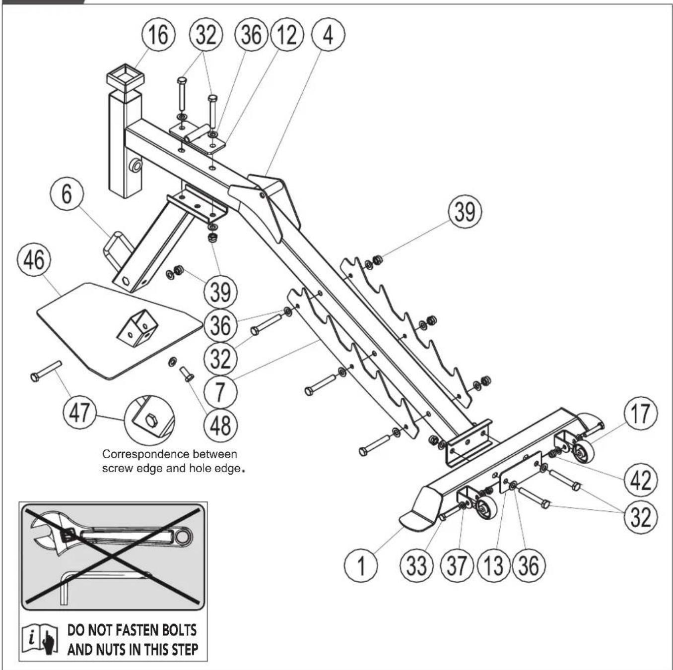 TUNTURI Centuri UB100 Utility Bench - D-1 - 1