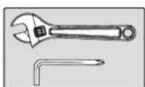 TUNTURI Centuri UB100 Utility Bench - Bouten en moeren aandraaien - 1