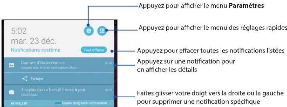 ASUS ZenFone A501CG - Notifications système - 1